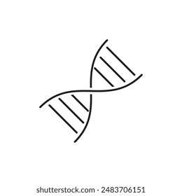 DNA icon, template for graphic and web design. vector illustration