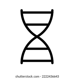 DNA-Symbol in modischer Farbe editierbar