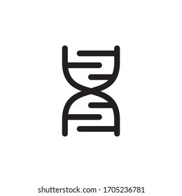 Dna Icon In Trendy  Design Vector Eps 10