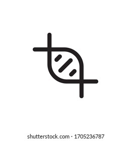 Dna Icon In Trendy  Design Vector Eps 10