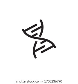 Dna Icon In Trendy  Design Vector Eps 10