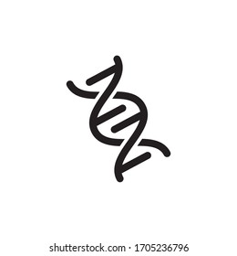 Dna Icon In Trendy  Design Vector Eps 10