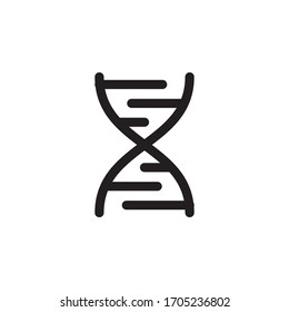 Dna Icon In Trendy  Design Vector Eps 10