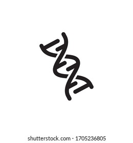 Dna Icon In Trendy  Design Vector Eps 10
