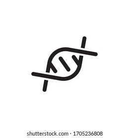 Dna Icon In Trendy  Design Vector Eps 10