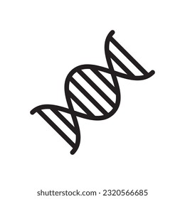 DNA Icon In Trendy Design Vector Eps 10