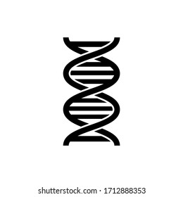 DNA icon in trendy flat design