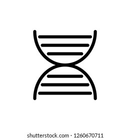 DNA icon vector