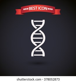 DNA icon vector