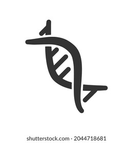 DNA icon. Vector concept illustration for design.