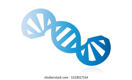 DNA icon vector design. DNA frame