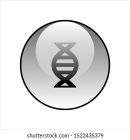 DNA icon vector design.  DNA vector illustration