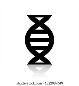 DNA icon vector design. DNA logo