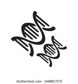 DNA icon vector design template