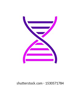 DNA icon vector design template