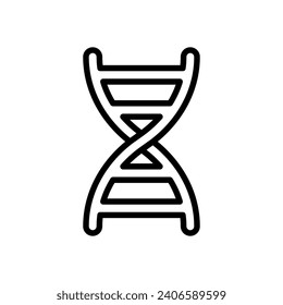 Vektordesign-Vorlage für DNA-Icon