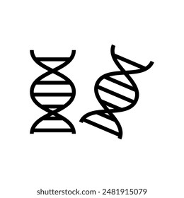 DNA-Icon-Vektorgrafik-Design-Vorlage für Web und App