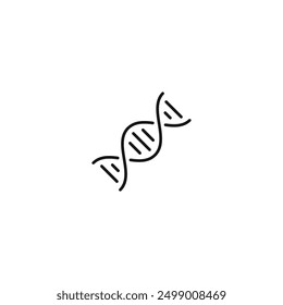 DNA icon vector. EPS 10 editable vector