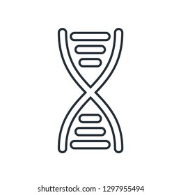 DNA icon vector flat style trendy logo template