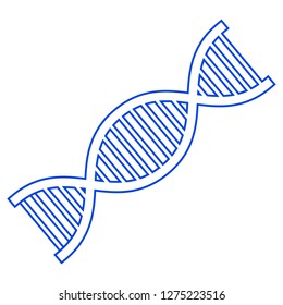 DNA icon. Vector illustration