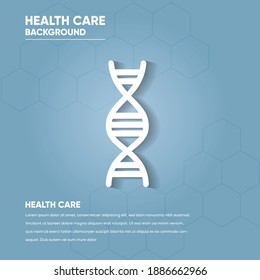 DNA Icon, vector illustration .