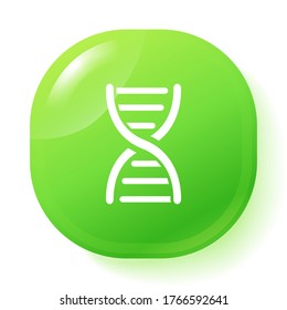 dna Icon. Vector illustration EPS 10.