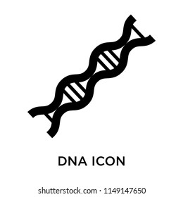 Dna icon vector isolated on white background for your web and mobile app design, Dna logo concept