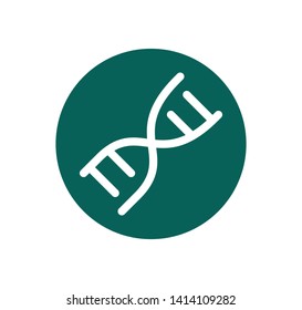 DNA icon vector logo illustration