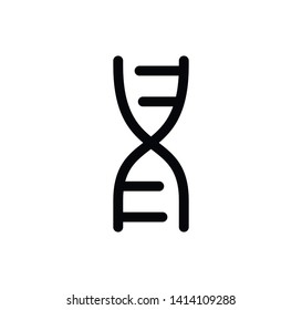 DNA icon vector logo illustration
