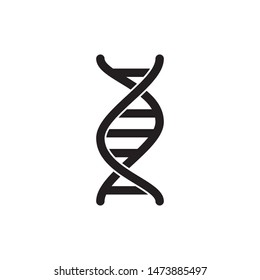 DNA ICON VECTOR LOGO ILLUSTRATION