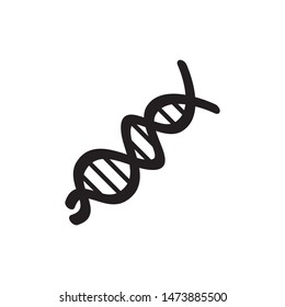 DNA ICON VECTOR LOGO ILLUSTRATION