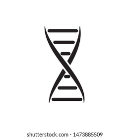 DNA ICON VECTOR LOGO ILLUSTRATION