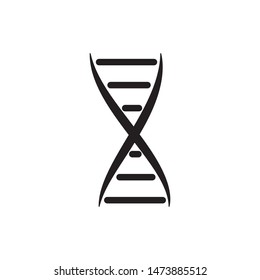 DNA ICON VECTOR LOGO ILLUSTRATION
