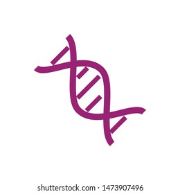 DNA ICON VECTOR LOGO ILLUSTRATION