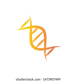 DNA ICON VECTOR LOGO ILLUSTRATION