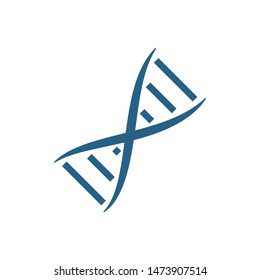 DNA ICON VECTOR LOGO ILLUSTRATION