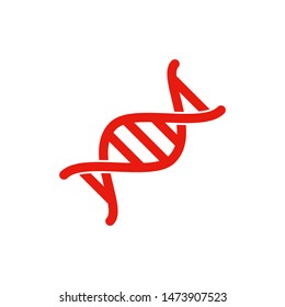 DNA ICON VECTOR LOGO ILLUSTRATION