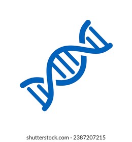 DNA-Icon-Vektorgrafik mit trendigem Design