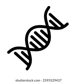 DNA icon vector with trendy design