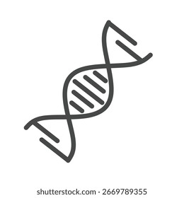 Vetor de ícones do DNA com design moderno