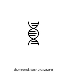 Dna icon vector for web, computer and mobile app