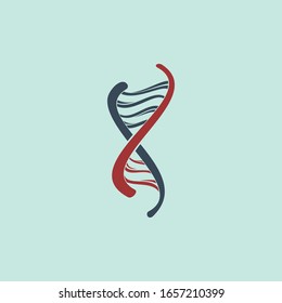 DNA illustration with rough concept.