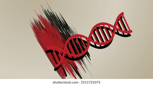 DNA, illustration, vector DNA shapes illustration	