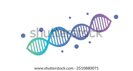 DNA, illustration, vector  DNA  shapes illustration