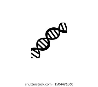 DNA isolated vector icon. DNA vector illustration