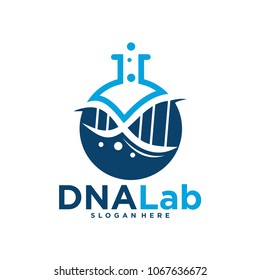 Dna Lab Logo Design Stock Vector (Royalty Free) 1067636672 | Shutterstock