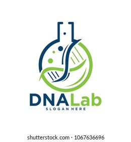 Dna Lab Logo Design Stock Vector (Royalty Free) 1067636696 | Shutterstock