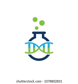 Dna Lab Logo Icon Design