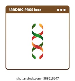 DNA , landing page icon