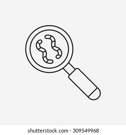DNA line icon